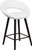 Contemporary Wood Counter Height Bar Stool