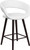 Contemporary Wood Counter Height Bar Stool