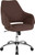 Contemporary Home and Office Chair with Curved Arms