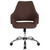 Tilt Tension Adjustment Knob adjusts the chair's backward tilt resistance