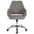 Tilt Tension Adjustment Knob adjusts the chair's backward tilt resistance