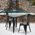 Modern Dining Table and Chair Set for Indoor or Outdoor Use