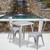 Modern Dining Table and Chair Set for Indoor or Outdoor Use