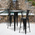 Modern Bar Height Table and Chair Set for Indoor or Outdoor Use