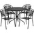 Set Includes Table and 4 Chairs Designed for Commercial and Residential Use