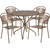Set Includes Table and 4 Chairs Designed for Commercial and Residential Use