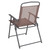 Brown Textilene Fabric Chairs: 21.25"W X 25"D X 35.25"H