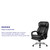 High Back Design with Headrest, Contoured Back and Seat