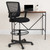 Contemporary Drafting Chair for Home Office or Professional Workspace