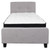 Slat to Floor Height: 11.25"; Underbed Height: 4"