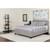 King Size Platform Bed with Mattress Included