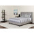 Full Platform Bed and Mattress Set