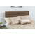 Contemporary Style Panel Headboard