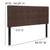 Headboard Size: 56.75"W x 2.5"D x 22"H