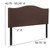 Headboard Size: 56.75"W x 2"D x 23"H