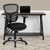 Contemporary Executive Office Chair with Height Adjustable Padded Arms