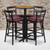 Bar Height Table and Stool Set