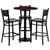 Set Includes 3 Barstools, Round Table Top and Round Base