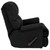 Black Microfiber Recliner RS-100-03-GG