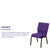 Purple Fabric Upholstery with CAL 117 Fire Retardant Foam