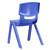 Blue Plastic Stack Chair YU-YCX-005-BLUE-GG