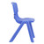 Blue Plastic Stack Chair YU-YCX-005-BLUE-GG