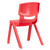 Red Plastic Stack Chair YU-YCX-005-RED-GG