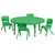 Kids Table and Chair Set with 10.5" High Seats