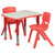 Kids Table and Chair Set with 10.5" High Seats