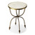 Butler Hager Marble & Metal Accent Table