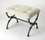 Butler Edita Upholstered Metal Stool