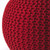 Butler Pincushion Red Woven Pouffe