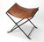 Butler Melton Brown Leather Stool