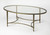Butler Monica Gold Oval Coffee Table