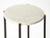 Butler Nigella Round Marble & Metal Accent Table