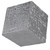 Uttermost Jessamine Silver Wall Cube