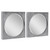 Uttermost Aletris Modern Square Mirrors, S/2