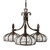 Uttermost Galeana 3 Light Iron Chandelier