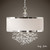 Uttermost Fascination 3 Light Silken Drum Pendant