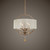 Uttermost Alenya 4 Light Fabric Drum Pendant