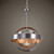 Uttermost Anello 1 Light Brushed Nickel Pendant