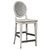 Uttermost Clarion Aged White Counter Stool