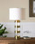 Uttermost Angora Brushed Brass Table Lamp