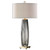 Uttermost Vilminore Gray Glass Table Lamp