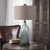 Uttermost Massana Gray Glass Table Lamp