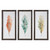 Uttermost Tricolor Leaves Abstract Art, S/3