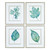 Uttermost Spring Leaves Prints S/4