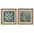 Uttermost Stained Glass Indigo Art Set/2