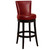 Armen Living Boston Swivel Barstool In Red Bonded Leather 26" seat height