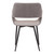 Ariana Mid-Century Grey Open Back Dining Accent Chair